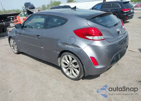 2012 Hyundai Veloster Base W/Black z USA, uszkodzony, nr VIN KMHTC6AD4CU028286